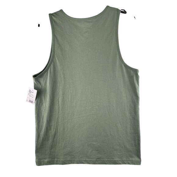 Sonoma Mens Medium Essential Green Tank Top 60% Cotton 40% Polyester Stretch Fab - Picture 2 of 8